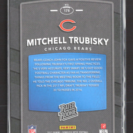2017 Panini Donruss Optic Mitchell Trubisky #178