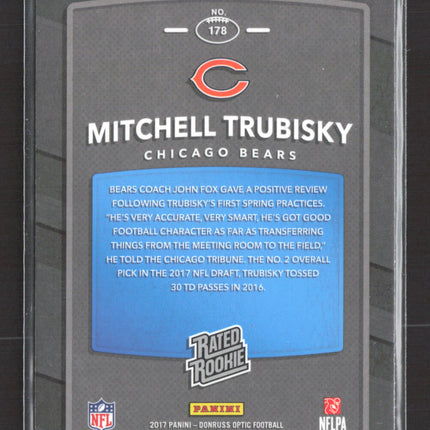 2017 Panini Donruss Optic Mitchell Trubisky #178