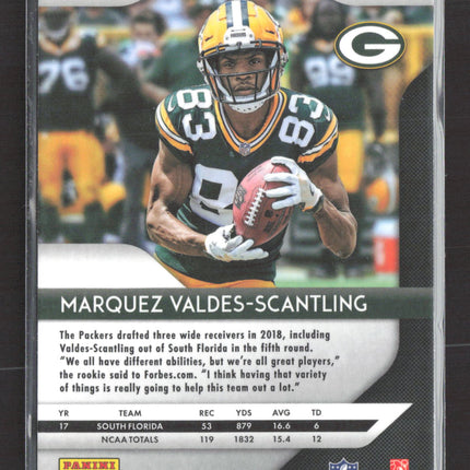 2018 Panini Prizm Marquez Valdes-Scantling #240 RC