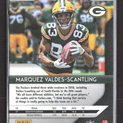 2018 Panini Prizm Marquez Valdes-Scantling #240 RC