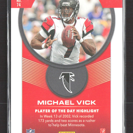 2023 Panini Player of the Day Football Michael Vick #74 074/199