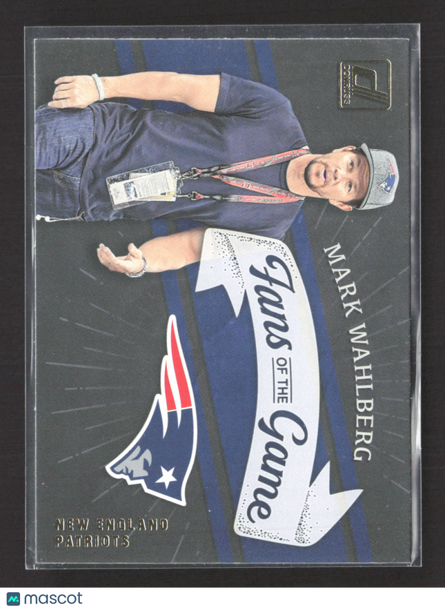 2022 Panini Donruss Fans of the Game Mark Wahlberg #FG-MW
