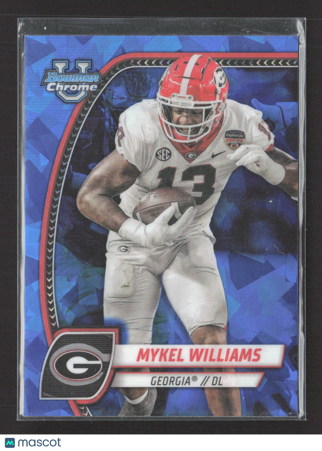 2024 Bowman Chrome University Mykel Williams #134 Sapphire