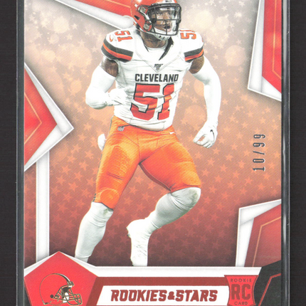 2019 Panini Rookies & Stars Mack Wilson #172 Red RC 10/99