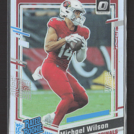 2023 Panini Donruss Optic Michael Wilson #204 holo