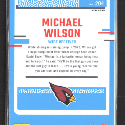 2023 Panini Donruss Optic Michael Wilson #204 holo