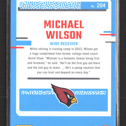 2023 Panini Donruss Optic Michael Wilson #204