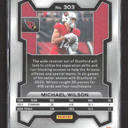 2023 Panini Prizm Michael Wilson #303