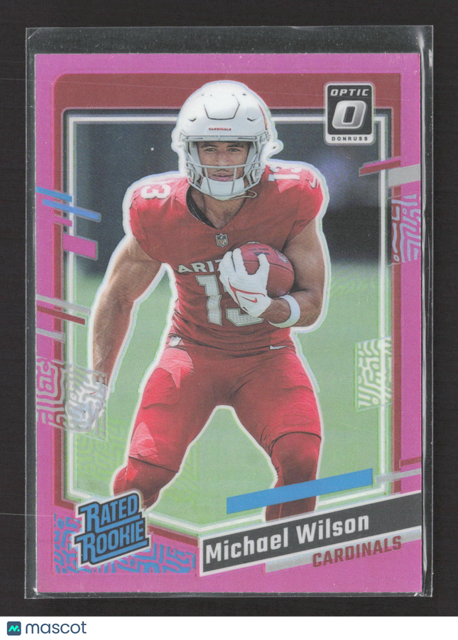 2023 Panini Donruss Optic Michael Wilson #303 Pink Velocity
