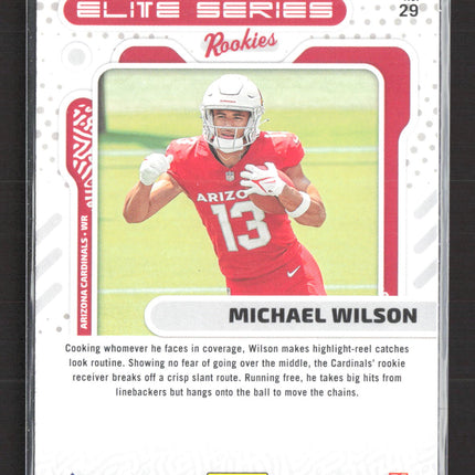 2023 Panini Donruss Elite Series Rookies Michael Wilson #29