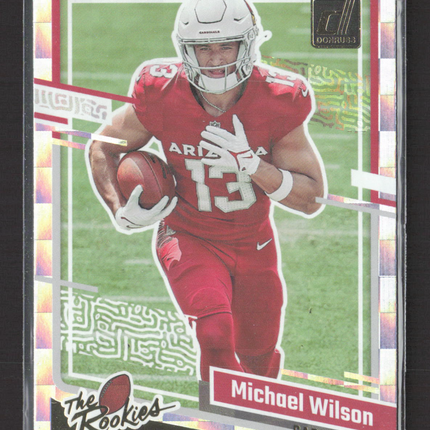 2023 Panini Donruss The Rookies Michael Wilson #29 Holo
