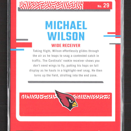 2023 Panini Donruss The Rookies Michael Wilson #29 Holo