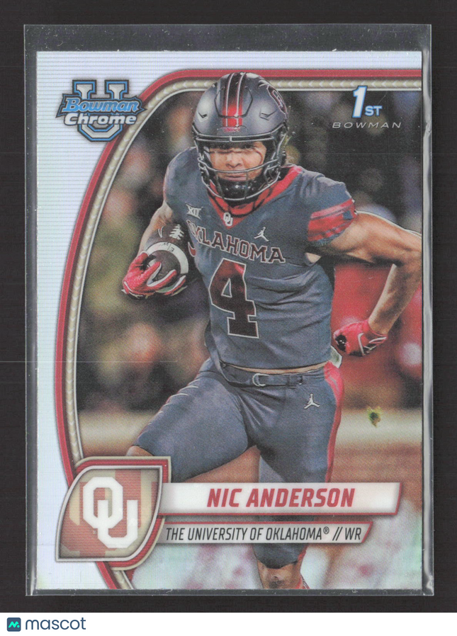 2024 Bowman Chrome University Nic Anderson #136 Refractor