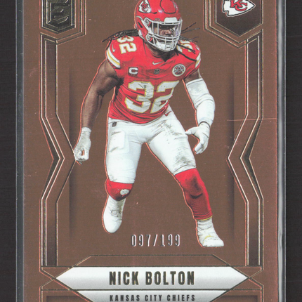 2025 Panini Donruss Elite Nick Bolton #80 Brown /199