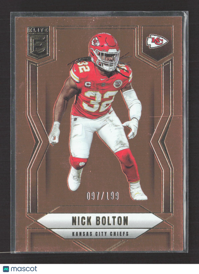 2025 Panini Donruss Elite Nick Bolton #80 Brown /199