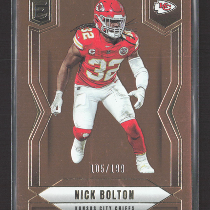 2025 Panini Donruss Elite Nick Bolton #80 105/199
