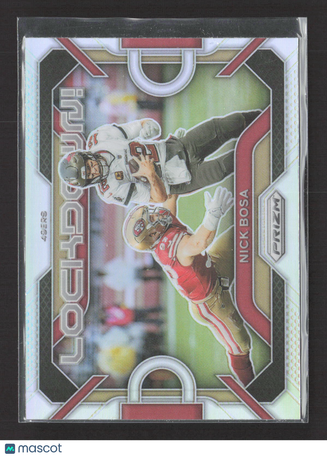 2023 Panini Prizm Lockdown! Nick Bosa #LD-1 Silver