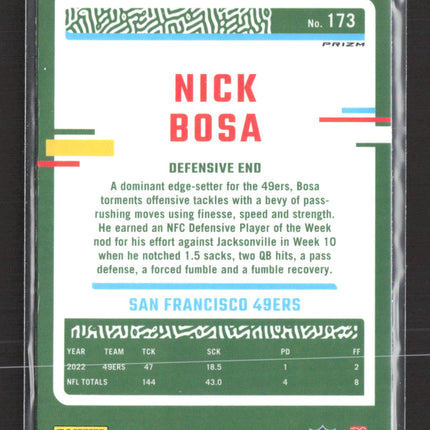 2023 Panini Donruss Optic Prizm Nick Bosa #173