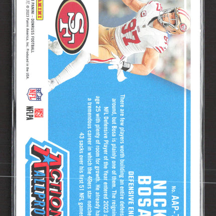 2023 Panini Donruss Action All Pros Nick Bosa #AAP-7 Holo