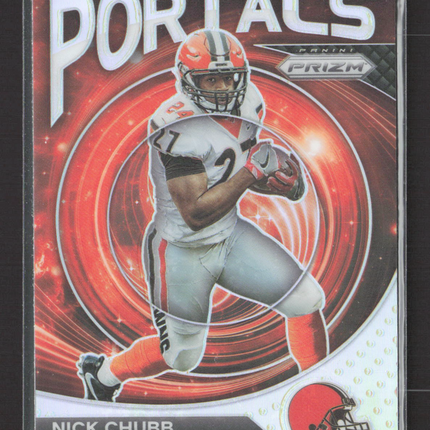 2023 Panini Prizm Portals Nick Chubb #PO-9