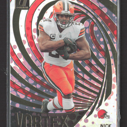 2023 Panini Donruss Vortex Nick Chubb #VOR-13