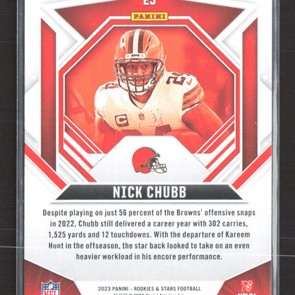 2023 Panini Rookies & Stars Nick Chubb #25