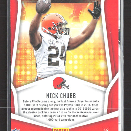 2023 Panini Rookies & Stars Standing Ovation Nick Chubb #SO-17