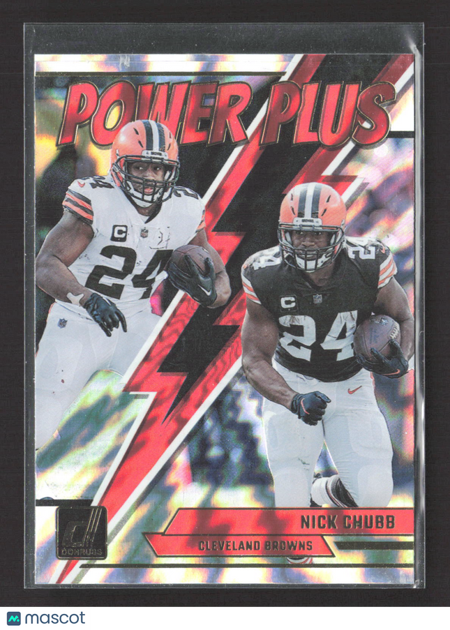 2023 Panini Donruss Power Plus Nick Chubb #PP-2 Holo