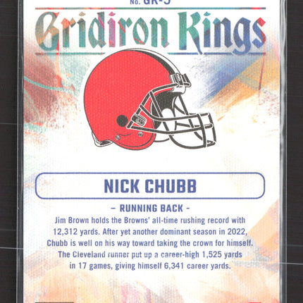 2023 Panini Donruss Gridiron Kings Nick Chubb #GK-5