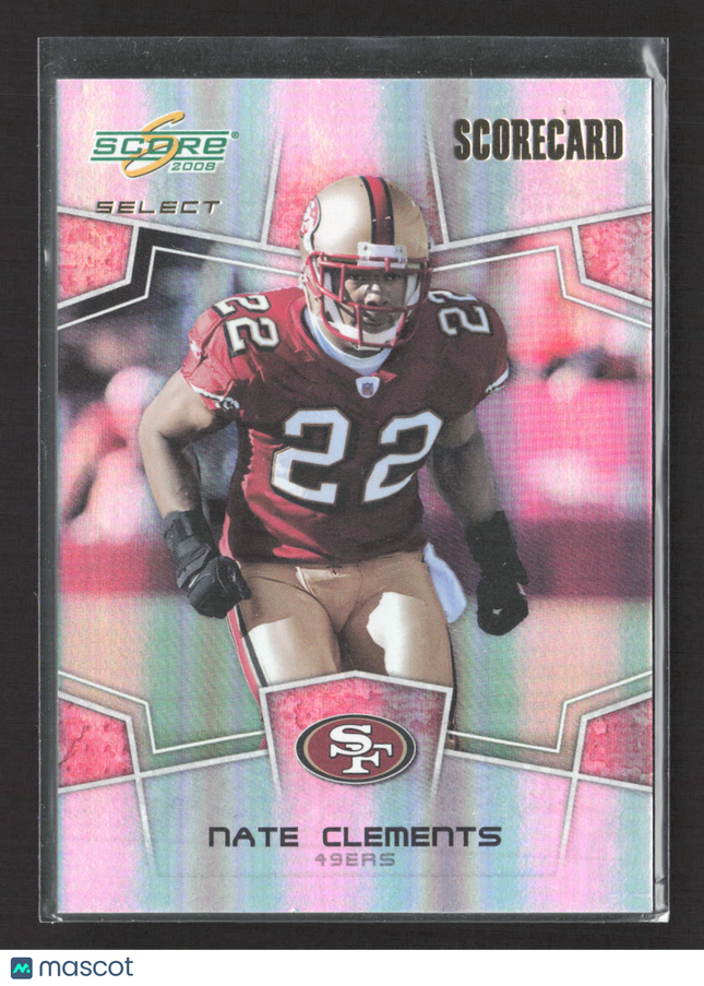 2008 Score Select Scorecard Nate Clements #277