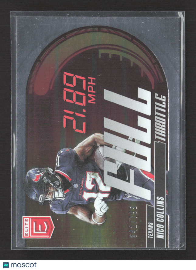 2025 Panini Donruss Elite Full Throttle Nico Collins #5 642/799