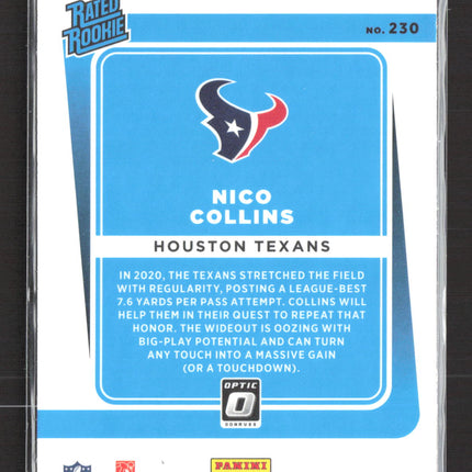 2021 Panini Donruss Optic Nico Collins #230
