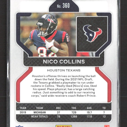 2021 Panini Prizm Nico Collins #360