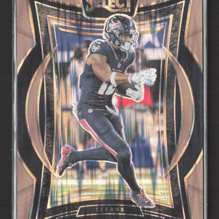 2025 Panini Select Prizm Nico Collins #86 Concourse 200 / 299