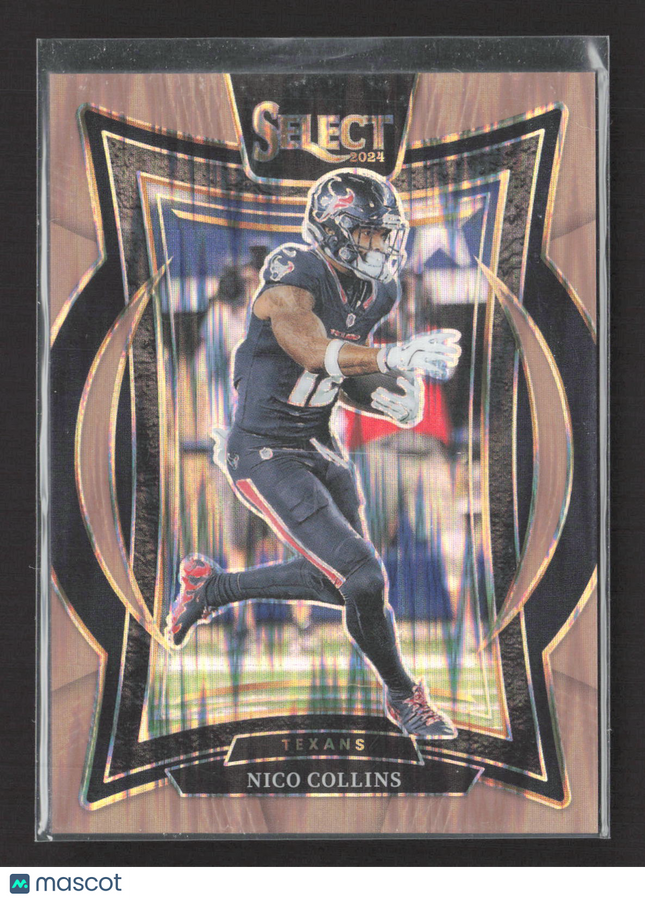 2025 Panini Select Prizm Nico Collins #86 Concourse 200 / 299
