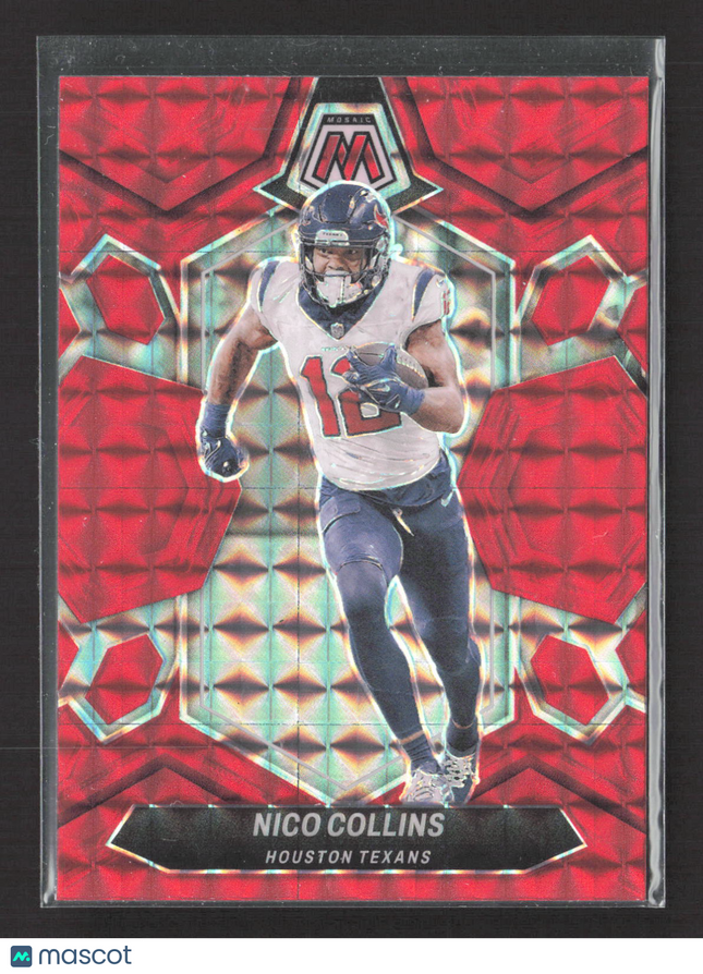 2024 Panini Mosaic Nico Collins #88 Red Prizm