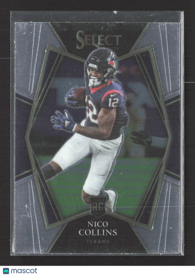 2022 Panini Select Football Premier Level Nico Collins #169 RC