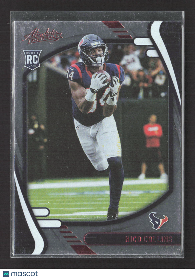 2021 Panini Absolute Football Nico Collins #127 RC