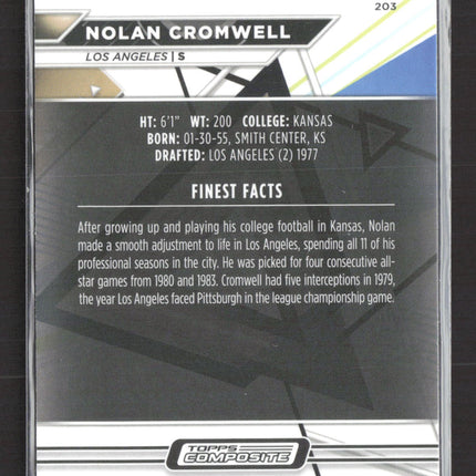 2024 Topps Composite Finest Nolan Cromwell #203