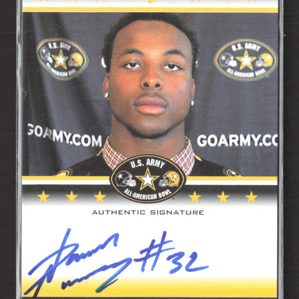 2012 Leaf U.S. Army Bowl Selection Tour Nick Dawson #TA-ND1 010/125 Auto
