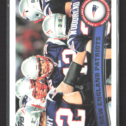 2011 Topps Patriots Team Checklist #346