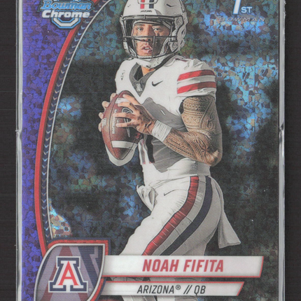 2024 Bowman Chrome University Noah Fifita #140 Purple Shimmer 1st Bowman