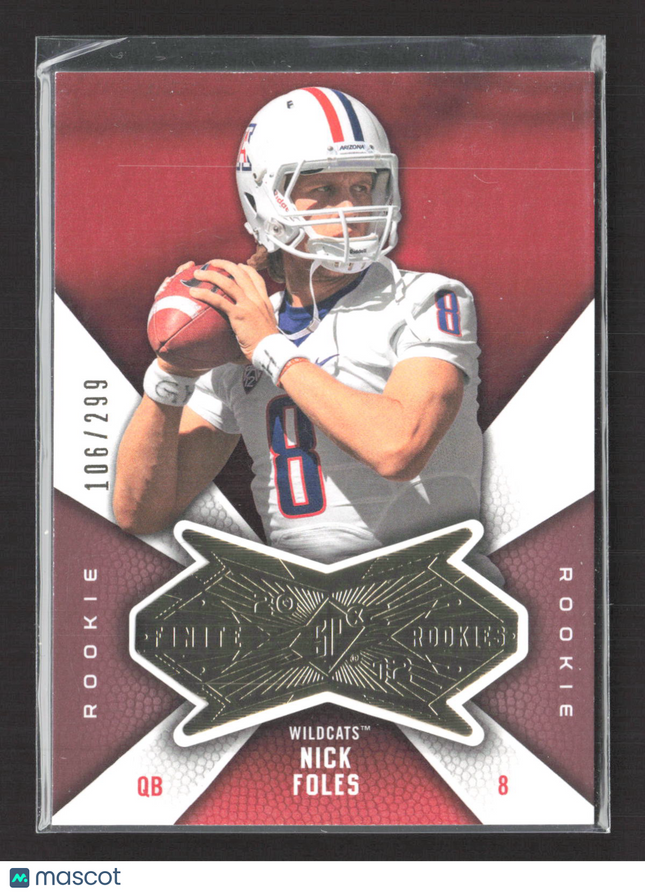 2012 Upper Deck SPx Finite Rookies Nick Foles #F-NF 106/299