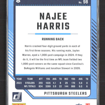 2024 Panini Donruss Najee Harris #98 Purple /500