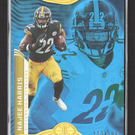 2022 Panini Illusions Najee Harris #82 Teal 113/199