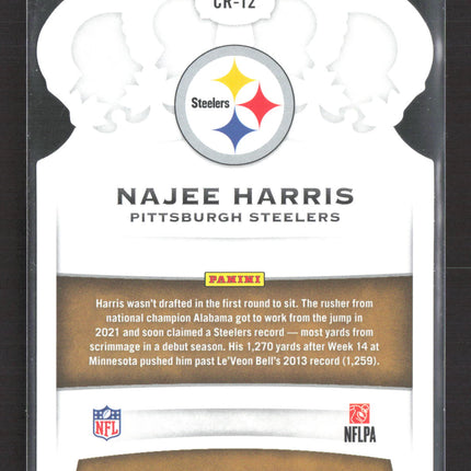 2022 Panini Chronicles Crown Royale Najee Harris #CR-12
