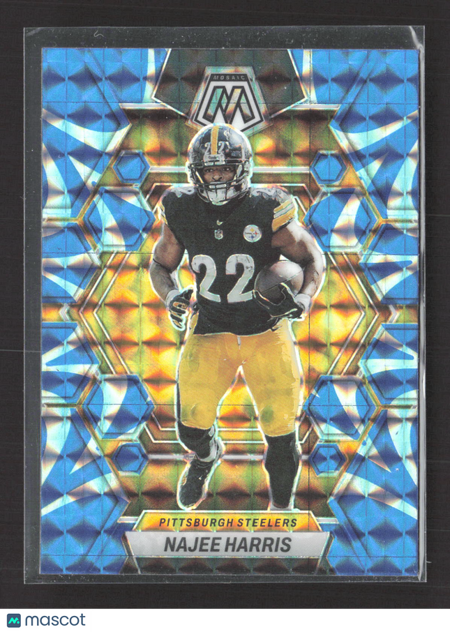2023 Panini Mosaic Prizm Najee Harris #202 Blue Reactive