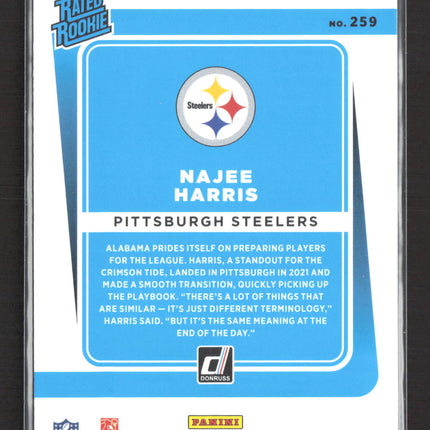 2021 Panini Donruss Football Najee Harris #259