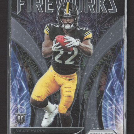 2021 Panini Prizm Fireworks Najee Harris #F-6 RC