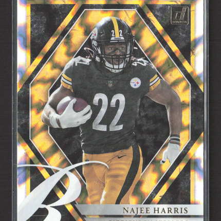 2021 Panini Donruss Elite Series Rookies Najee Harris #ESR-JHA